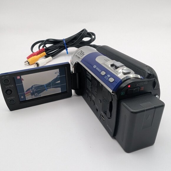 Panasonic SDR-H85 PC 80GB HDD Digital Video Camcorder 78x Optical Zoom - TESTED - Picture 4 of 8